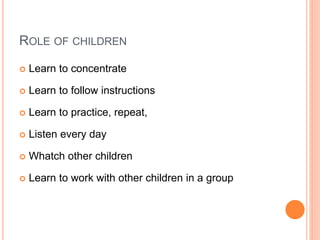 Roles and responsibilities of parents ppt