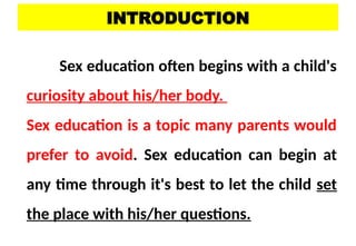 S.Y. G.N.M - Role of parents in sex education.pptx