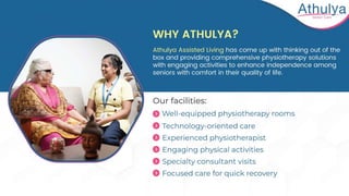 Role of physiotherapy in the rehabilitation of elderly patients | PPTX