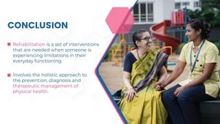 Role of physiotherapy in the rehabilitation of elderly patients | PPTX