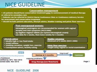 NICE GUIDELINE
NICE GUIDELINE 2006
 