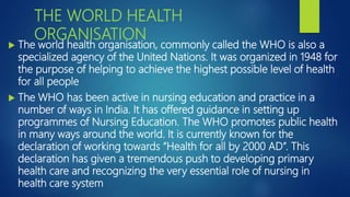 Role of professional assosciations and unions ppt | PPTX