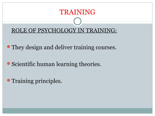 Role Example Psychology Role of psychology in hr | PPT | Human Resources | Business