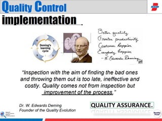 Role of qa&qc in manufacturing presentation | PPT