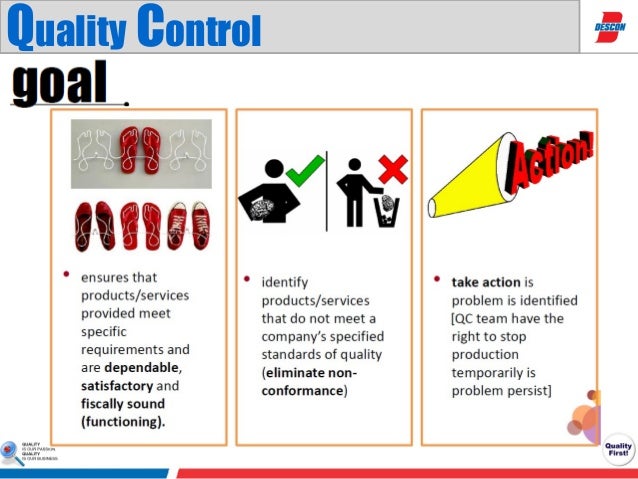 Role of qa&qc in manufacturing presentation