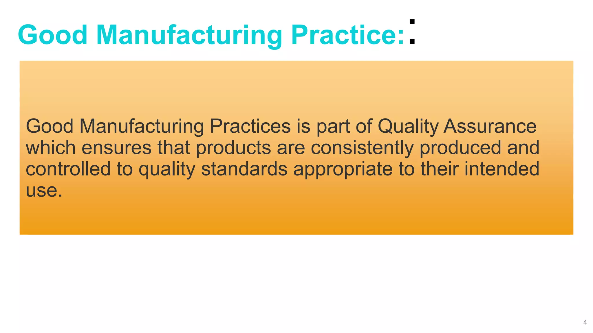 Role of quality assurance in pharmaceutical industry | PPTX