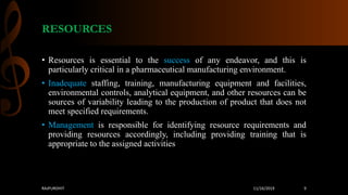Quality System Approach Role of quality system and audits in pharmamaceutical | PPTX