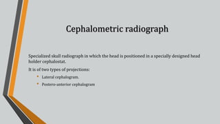 Role of radiology in orthodontics | PPTX