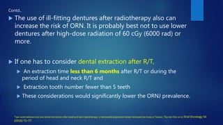 Role of radiotherapy in oral ca ppt for csm | PPTX
