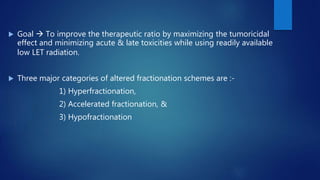 Role of radiotherapy in oral ca ppt for csm | PPTX