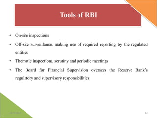 Role of rbi as a regulator | PPTX