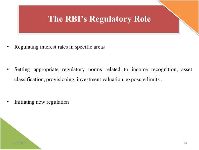 rbi role rbi role