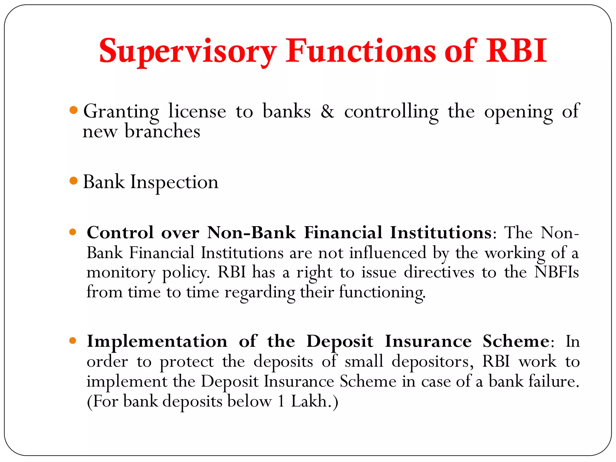 Role of rbi in indian economy | PDF