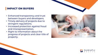 Role of RERA in Real Estate Market | RERA Explained | PPTX