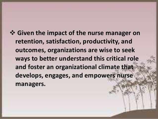 Relationship Between Nursing Leadership and Nurse Turnover