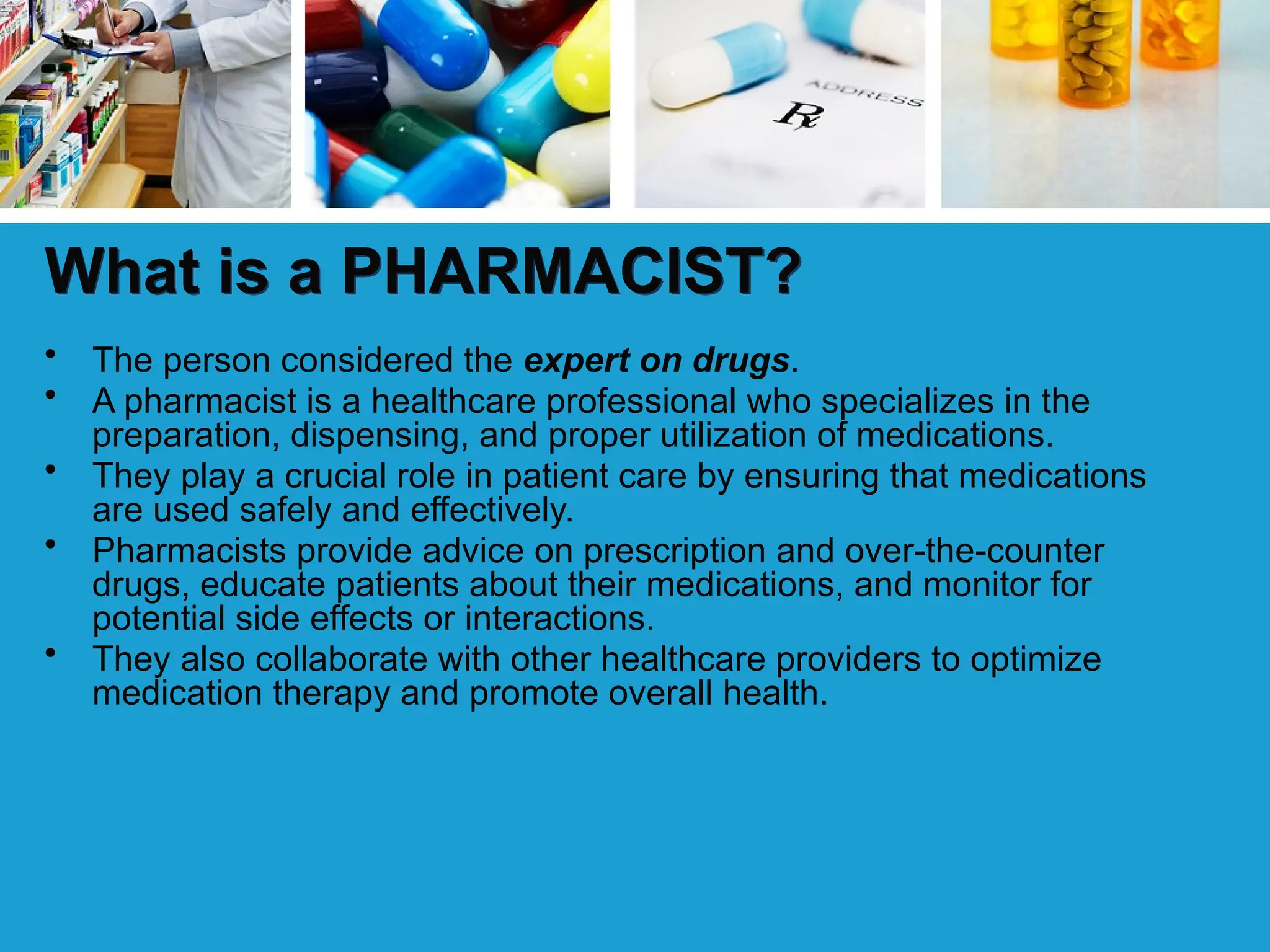 ROLE OF Registered Pharmacists in the Philippines | PPTX