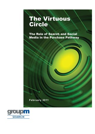 The Virtuous
Circle
The Role of Search and Social
Media in the Purchase Pathway




Fe br ua r y 20 11
 