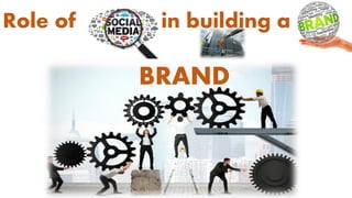 Role of in building a
BRAND
 
