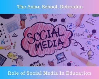 PRE BRIDAL HAIR
CARE TIPS FOR
HEALTHY HAIR
The Asian School, Dehradun
Role of Social Media In Education
 