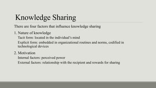 Role of social media in knowledge management | PPTX