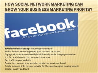 Role of Social Networking in Marketing | PPT