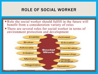 Role Of Social Worker In Environmental Development And Improvement