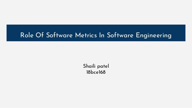 Role Of Software Metrics In Software Engineering.pptx
