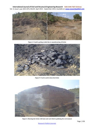 Role of soil brick industry in the degradation of land and environment ...