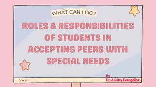 Role of Students in Disability Inclusion