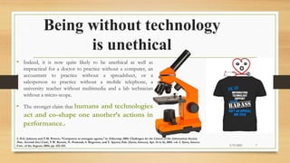 Role of technology in reshaping human thoughts and skills | PPT