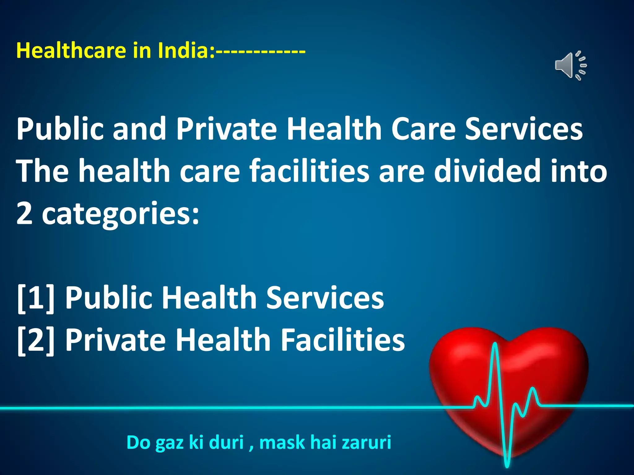 Role of the govt. in health class 7th civics | PPTX