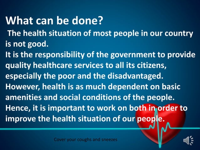 Role of the govt. in health class 7th civics | PPTX | Infectious ...