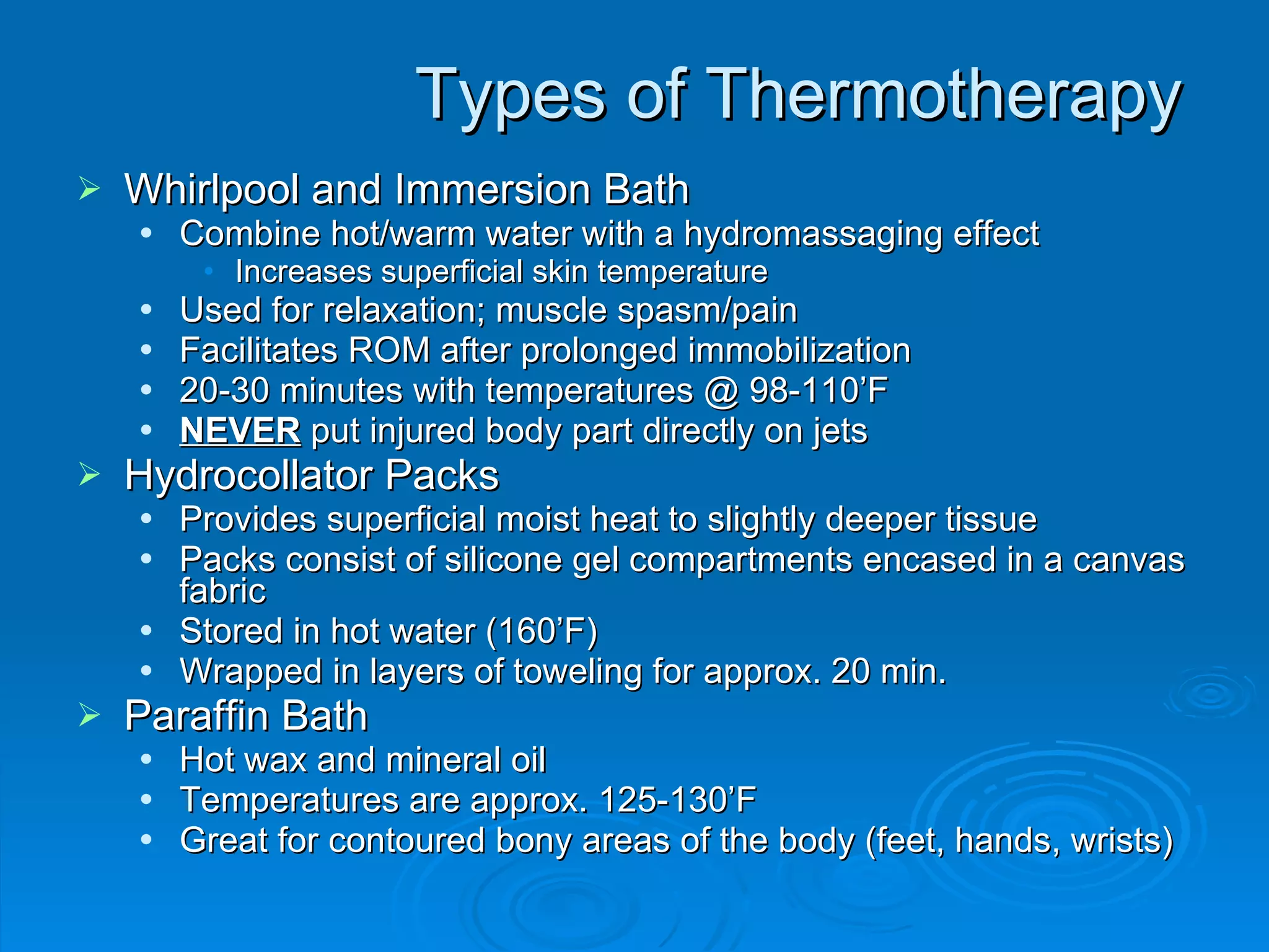 Role Of Therapeutic Modalities | PPT