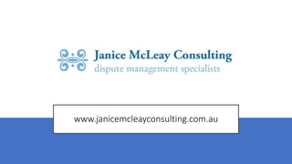 www.janicemcleayconsulting.com.au
 