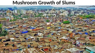Mushroom Growth of Slums
 