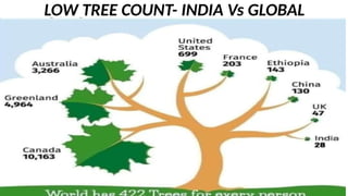LOW TREE COUNT- INDIA Vs GLOBAL
 