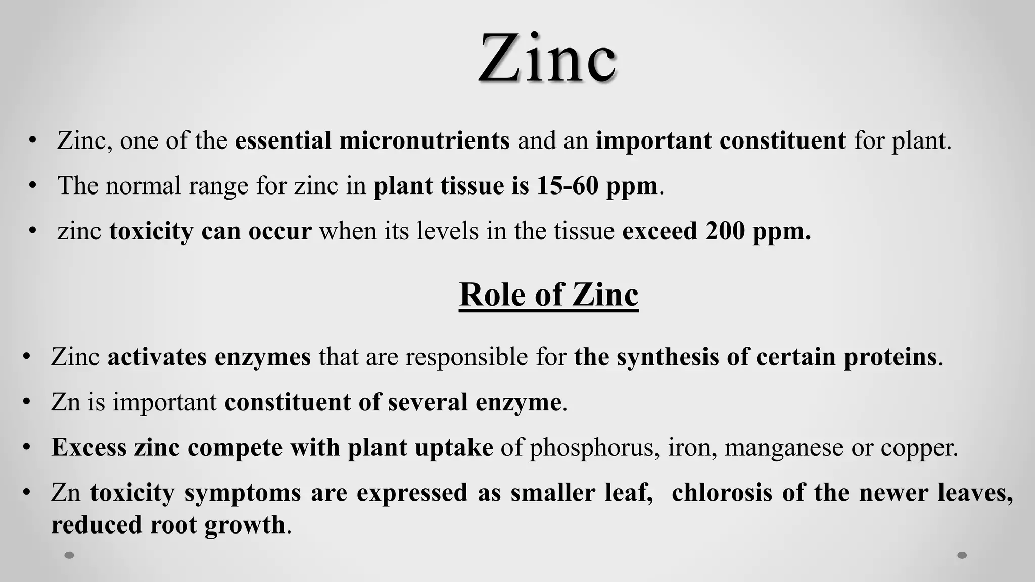 Role of trace elements in Plant and Soil | PPTX