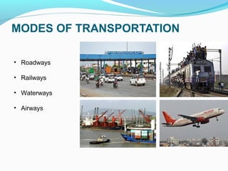 Role of transportation | PPT