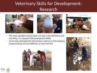The role of veterinary science in international development