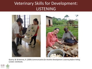 The role of veterinary science in international development