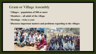 Role of village instituation in rural development | PPTX