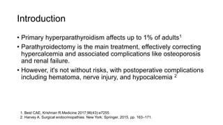 Role of vitamin D supplements in prevention of hungry bone syndrome for ...