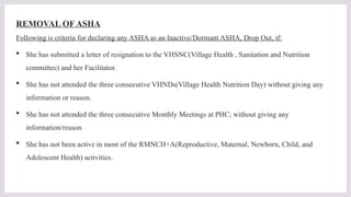 Comprehensive Roles of Village Rehabilitation, ASHA, and Anganwadi ...