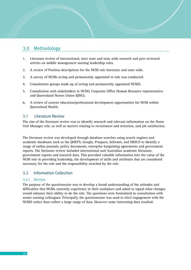 Role Of Ward Manager