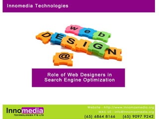 Role of web designers in search engine optimization