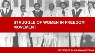 Role of Women and Student in Freedom Movement For the Seperate Homeland ...