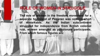 Role of Women and Student in Freedom Movement For the Seperate Homeland ...