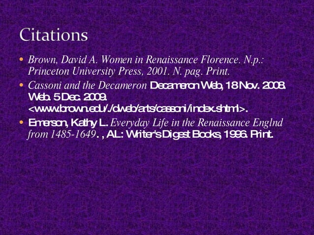 Role Of Women In Renaissance | PPT