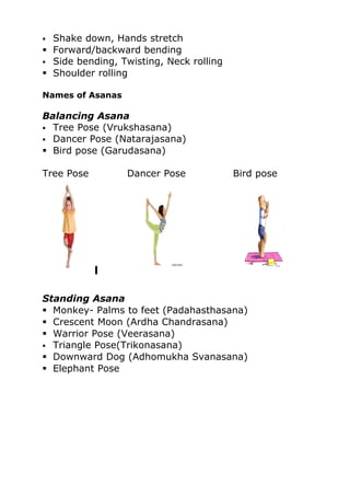 Yoga For Kids - Standing Balance Poses by PT Karma