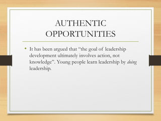Role of youth leadership by emon | PPT
